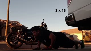 push ups 3 x 15