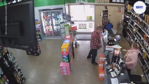 Thief attempts to steal is unraveled by a locked door