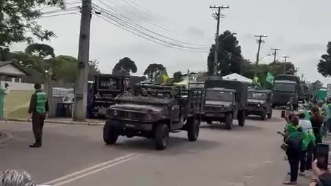 Brazil: large troop deployments to the borders and major cities.