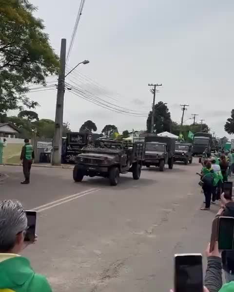 Brazil: large troop deployments to the borders and major cities.