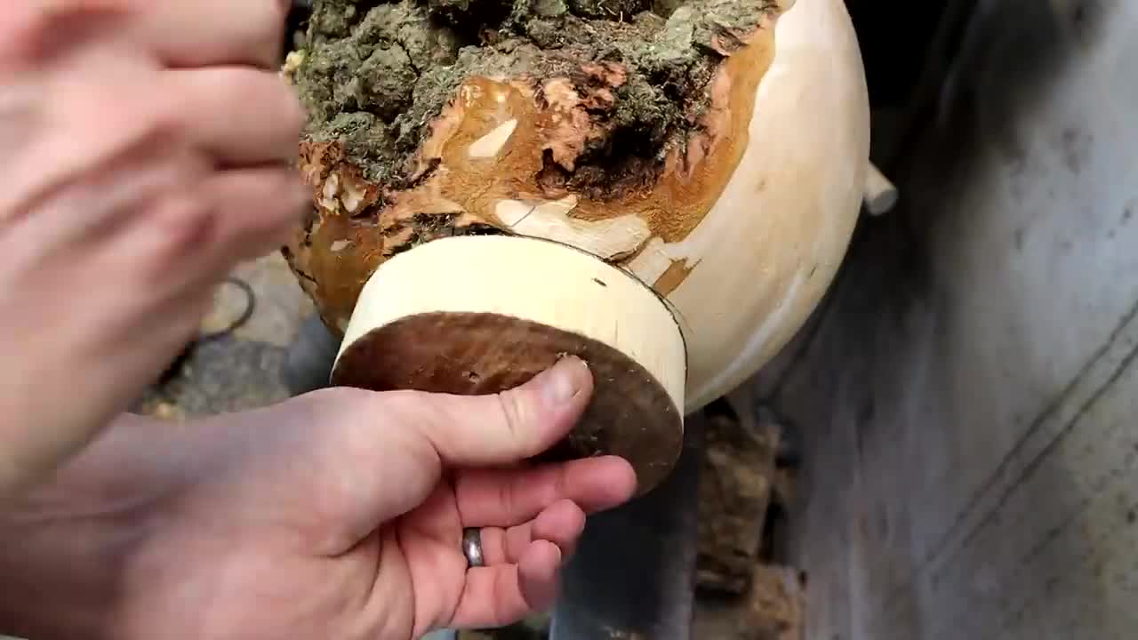 Woodturning - Planet Lamp