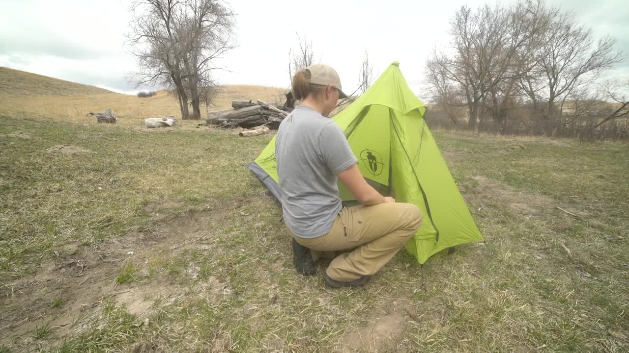 Ultralight Floored Shelters - Nemo Recurve and Spartan Green Genie