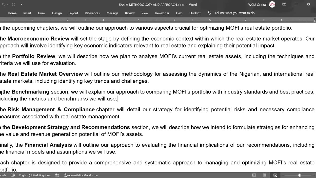 MoFI Mandate -Next Steps