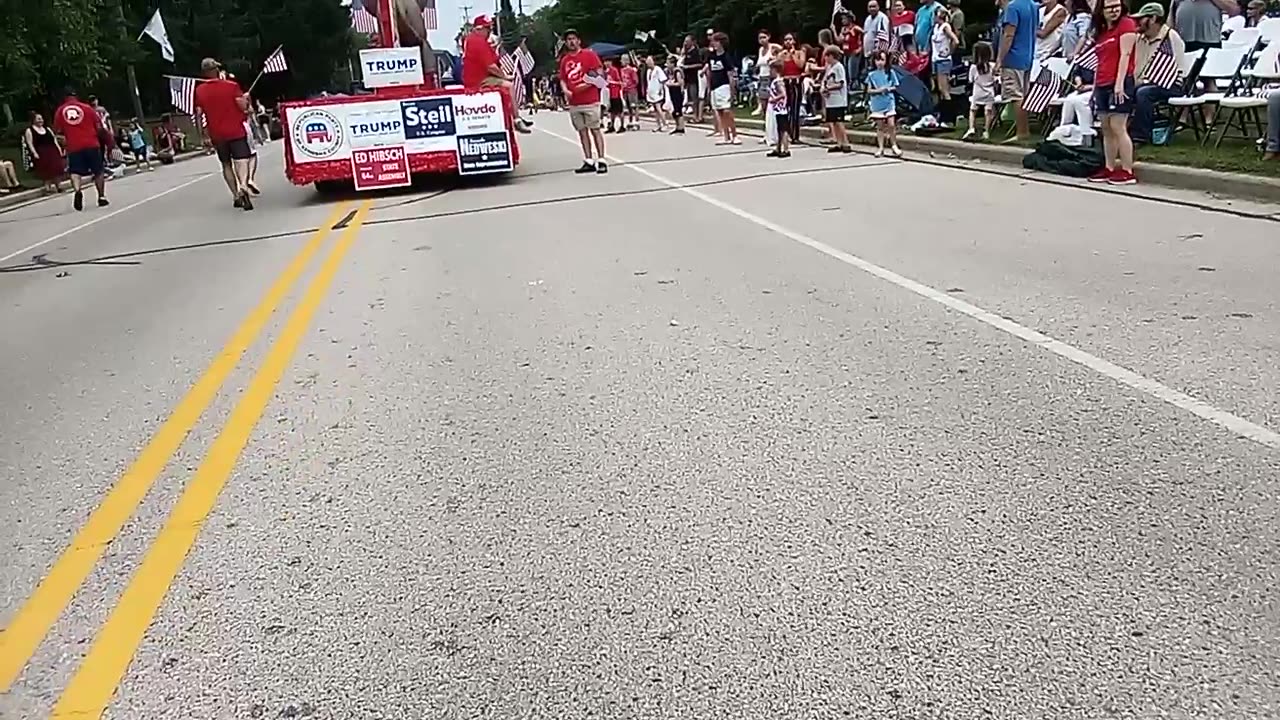 4th of JULY PARADE :SOMERS WI "KENOSHA GOP" #TRUMP24