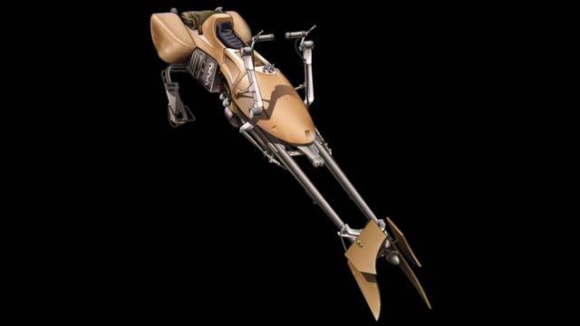 Star Wars Speeder Bike Comparison: 614-AVA Speeder Bike / 74-z Speeder Bike