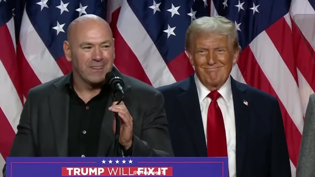 Dana White brings house down