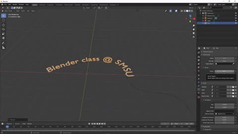 Blender Text Along Curve 4-28-21