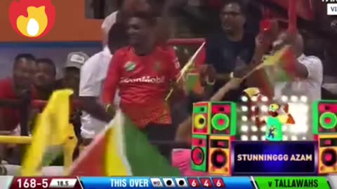 Azam khan superb batting in cpl elementar match