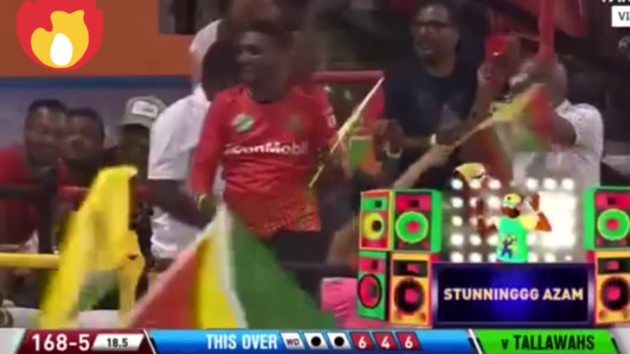 Azam khan superb batting in cpl elementar match