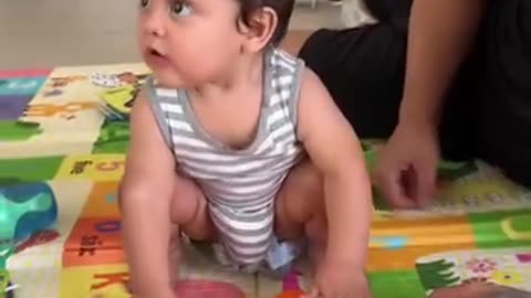 Hoy si Gabriel si dio sus primeros pasos