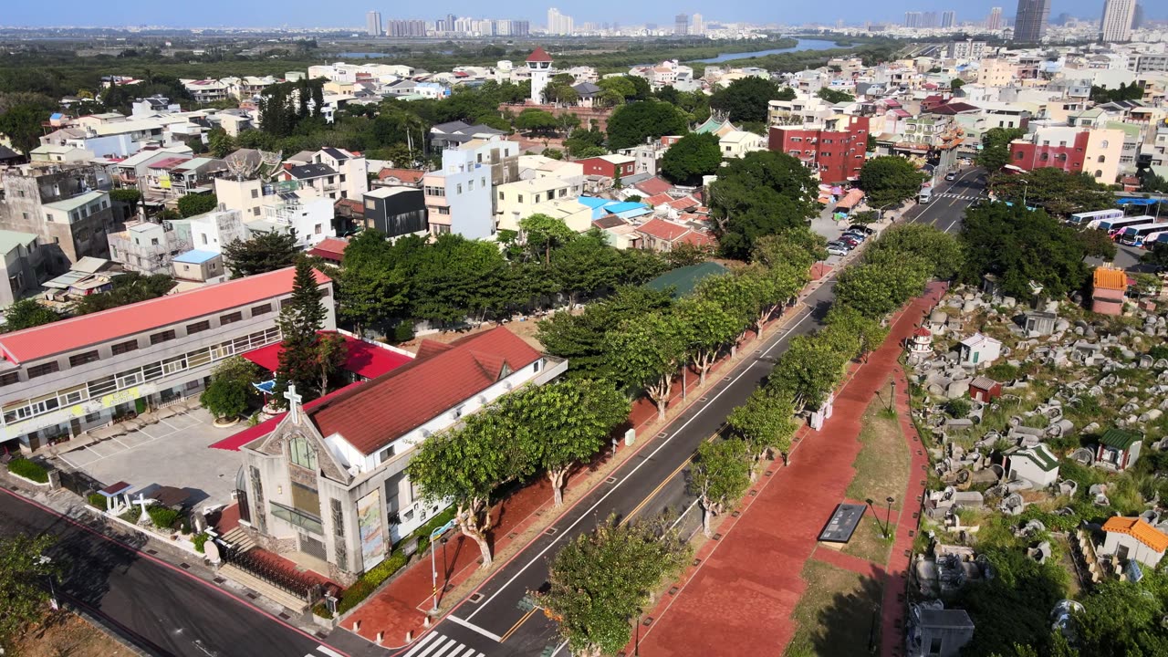 Tainan Anping District Cityscapes 🇹🇼 (2023-11) {aerial}