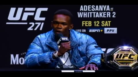 F**k the noise Israel Adesanya