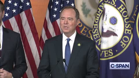 Watermelon head, Adam Schiff play the victim card.