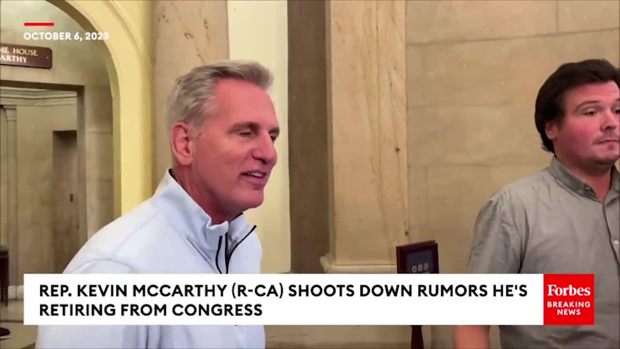 BREAKING NEWS: Kevin McCarthy Responds To Rumors He's Resigning From Congress