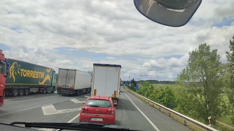 atasco en carretera 🛣️ autopista