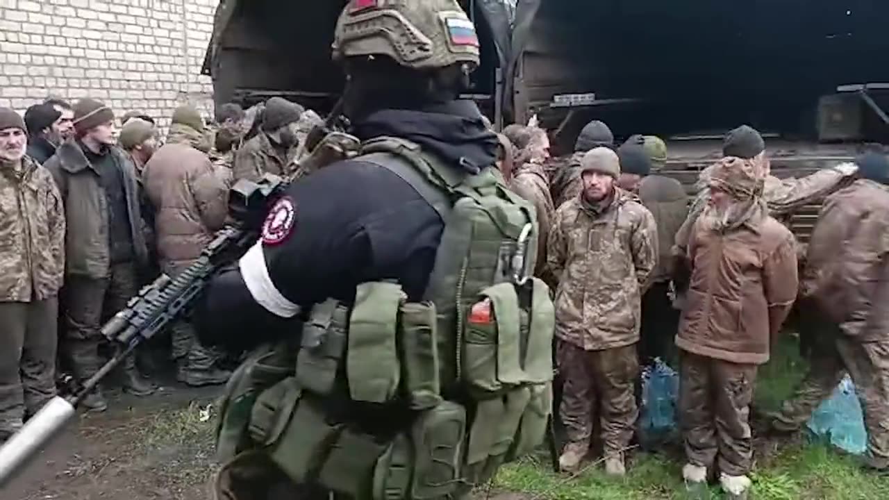 Ukrainian Soldiers Released By Wagner Forces....