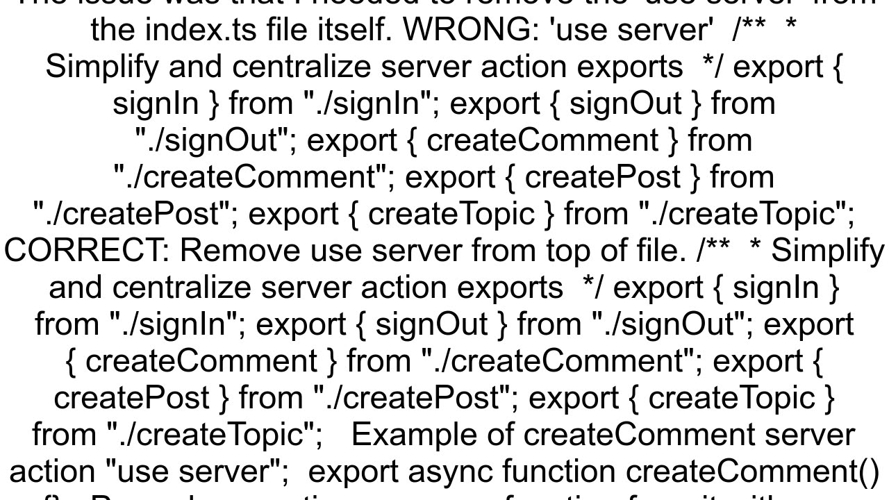 Error quotOnly async functions are allowed to be exported in a 39use server39 filequot