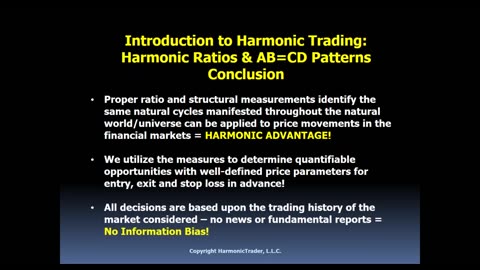 Harmonic Trading Introduction