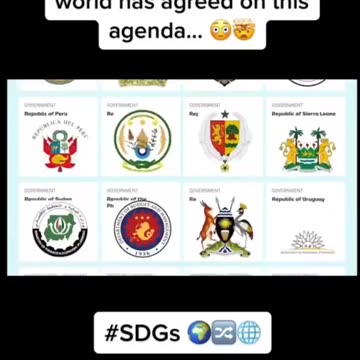 Every gov't. in the WORLD has agreed on this agenda?