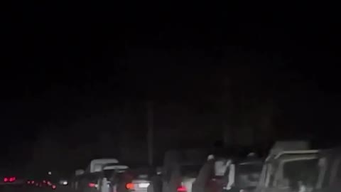 This is the road from Mariupol to Bezymennoye (towards the Russian Federation)