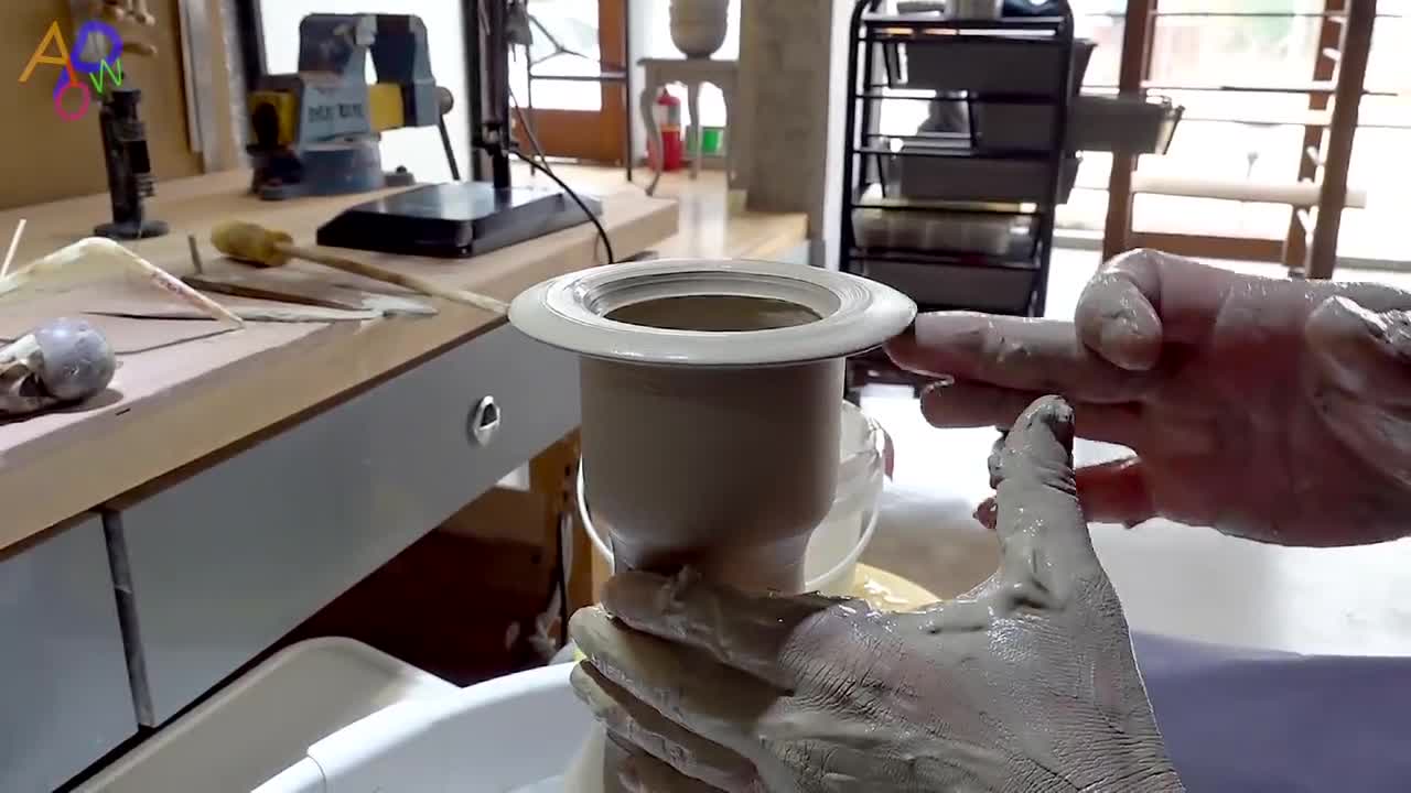 Luxury Teapot Making Process. Korean Pottery Master Craftsman