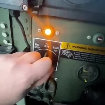 Going Through American Humvee