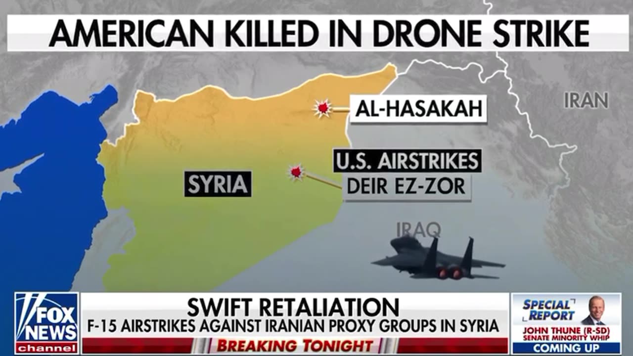 More rockets fired from Iranian proxy groups in Syria. US contractor killed & service members...