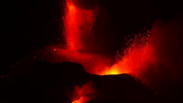 A month on, lava still spews from La Palma volcano