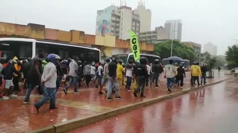 así avanzan las protestas de los mototaxistas en Cartagena