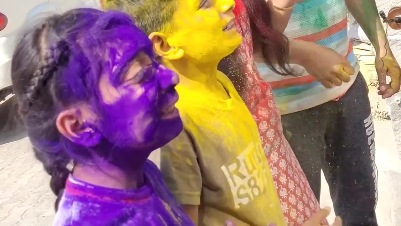 Holi funny shots