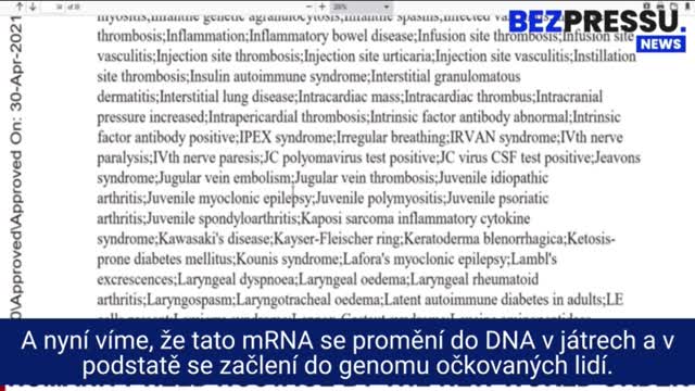 Přísně tajný dokument Pfizeru unikl online