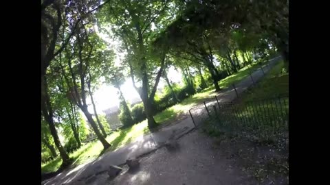 Plymouth to Stoke and Crown Hill. Ocean City cycle rides GoPro cycle