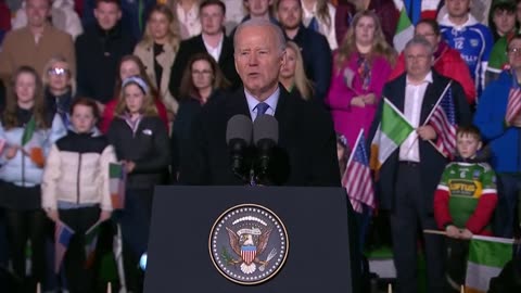 Biden speaks from his ancestral home of Ballina to conclude Ireland trip - April 14, 2023