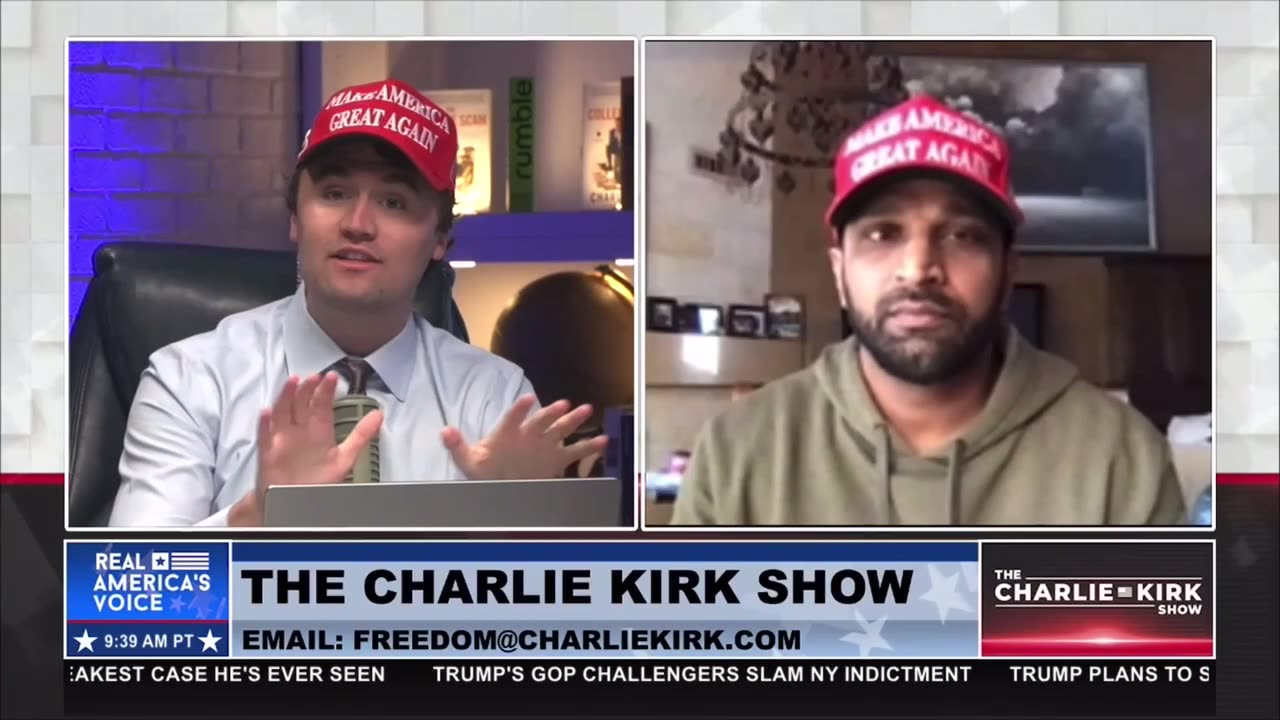 Kash Patel and Charlie Kirk explain how Republicans should respond to the Trump indictment.