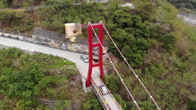 Guren Suspension Bridge 古仁人橋 🇹🇼 (2020-02) {aerial}