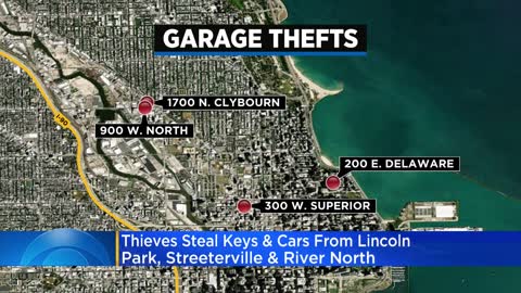 Garage thefts reported in Lincoln Park, River North and Streeterville