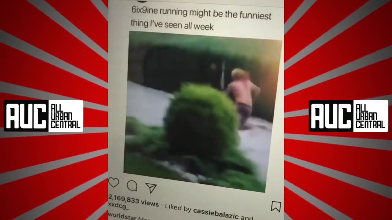 50 Cent Cant Stop Laughing At 6ix9ine Running With The Strap