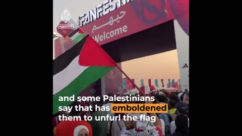 Palestinian solidarity at the World Cup in Qatar