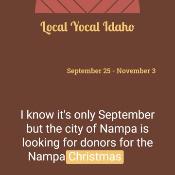 Donate Your Christmas Tree to the City of Nampa!