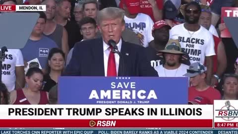 President Trump at Trump Rally in Illinois: I hope you saw 2000 mules