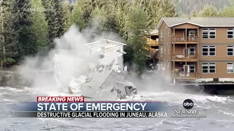 Major flooding causing a state of emergency in Alaska