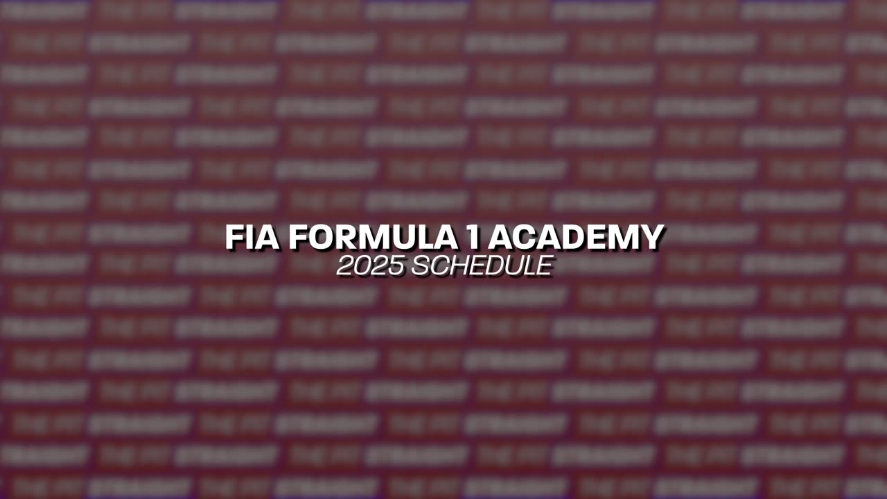 The FIA Formula 1 Academy 2025 Schedule!