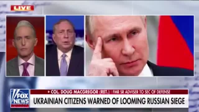 Colonel Douglas McGregor on UKRAINE