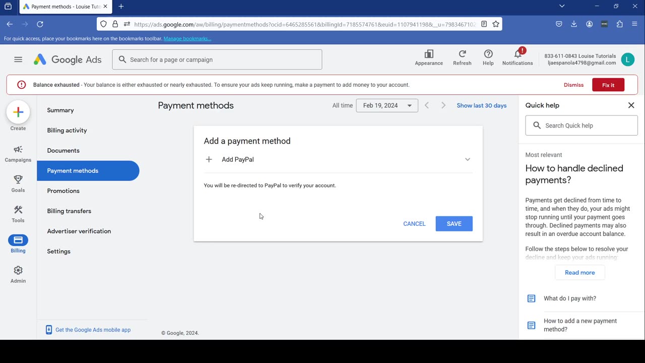 How To Pay Google Ads With PayPal