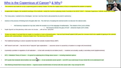 Who is the Copernicus of cancer? & why?