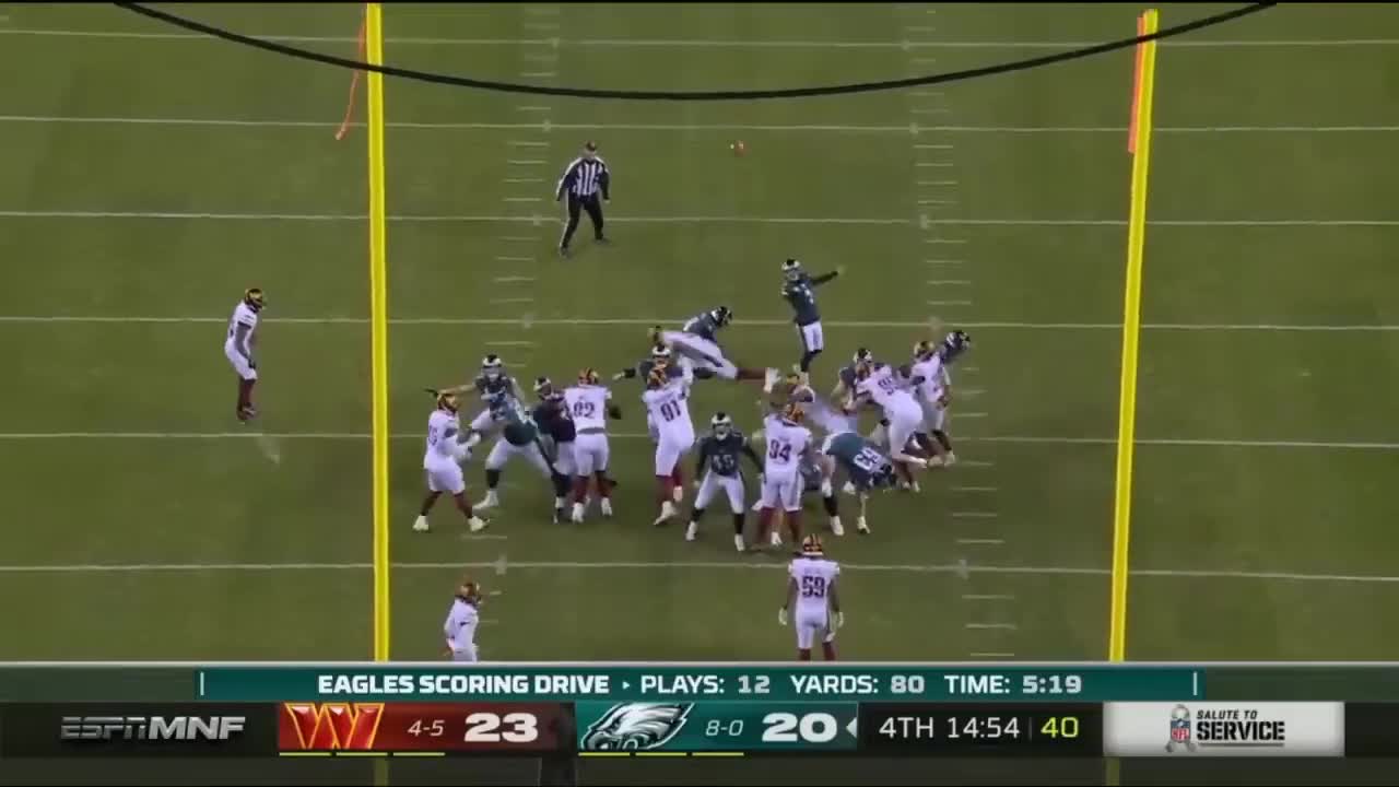 Philadelphia Eagles vs Washington Commanders Full Highlights 4th QTR | NFL Week 10, 2022 part 1