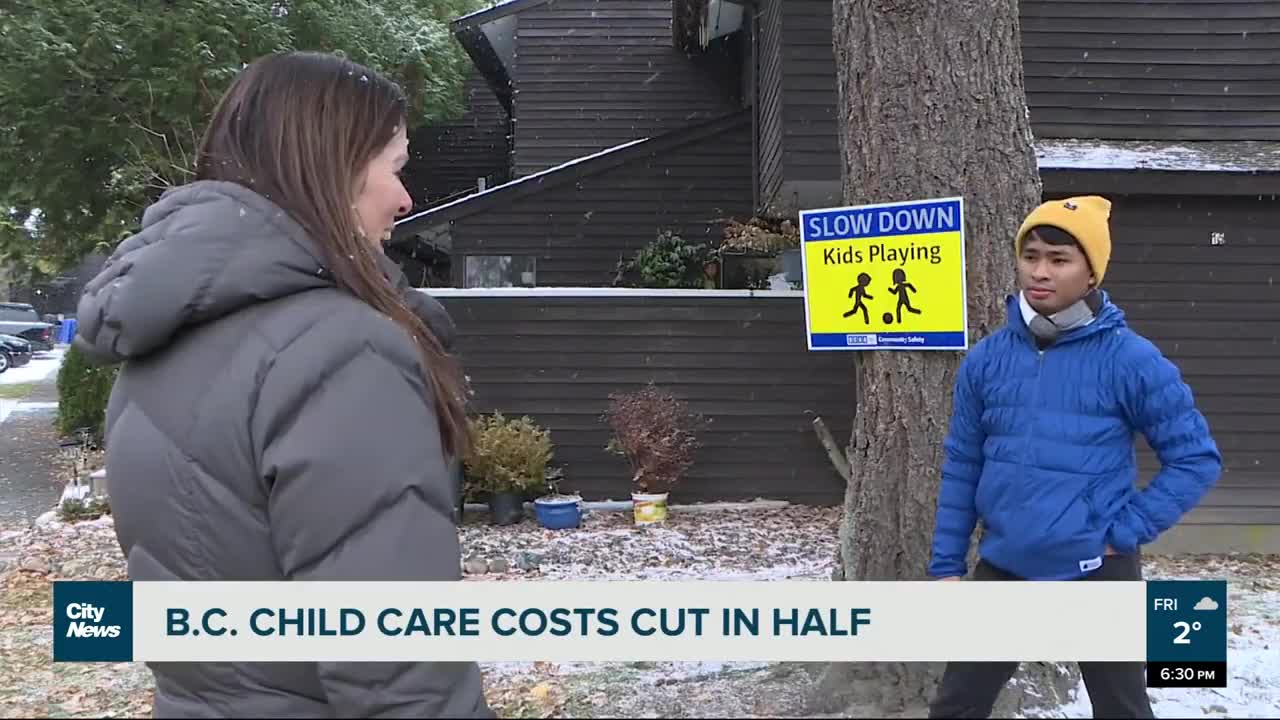 B.C. families seeing lower childcare fees