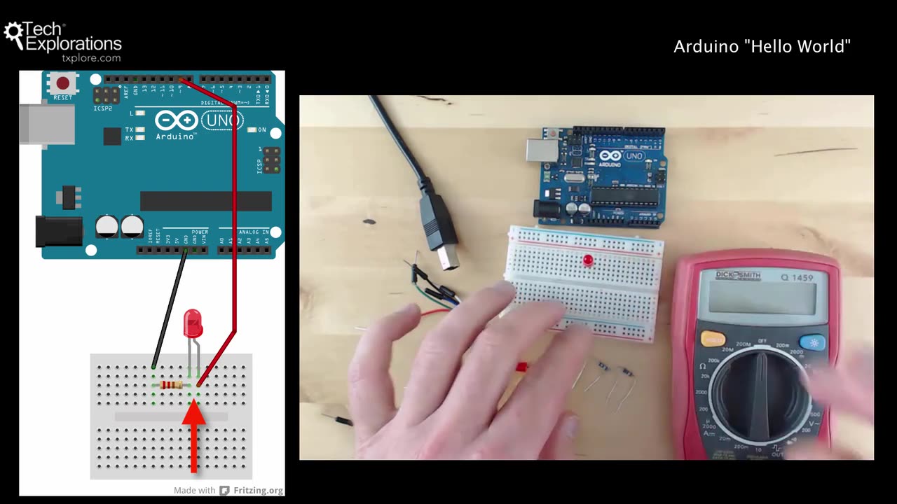 Hello World Diodes LEDs and your 1st circuit