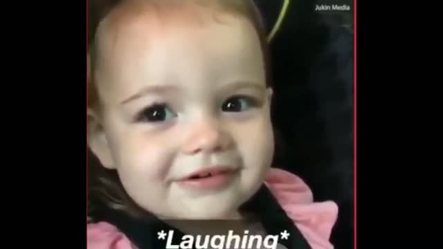 LITTLE BABY GIRL TEASING HER DADDY, TRY NOT TO LAUGH.