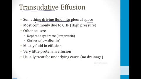 Pulmonary - 3. Other Pulmonary Topics - 2.Pleural Disease